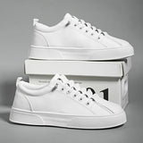 Men’s Casual Lightweight PU Leather Sneakers