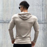 Men’s Long Sleeve Skinny Gym T-Shirt