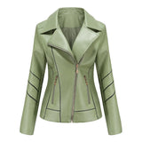 Women's PU Faux Leather Biker Jacket
