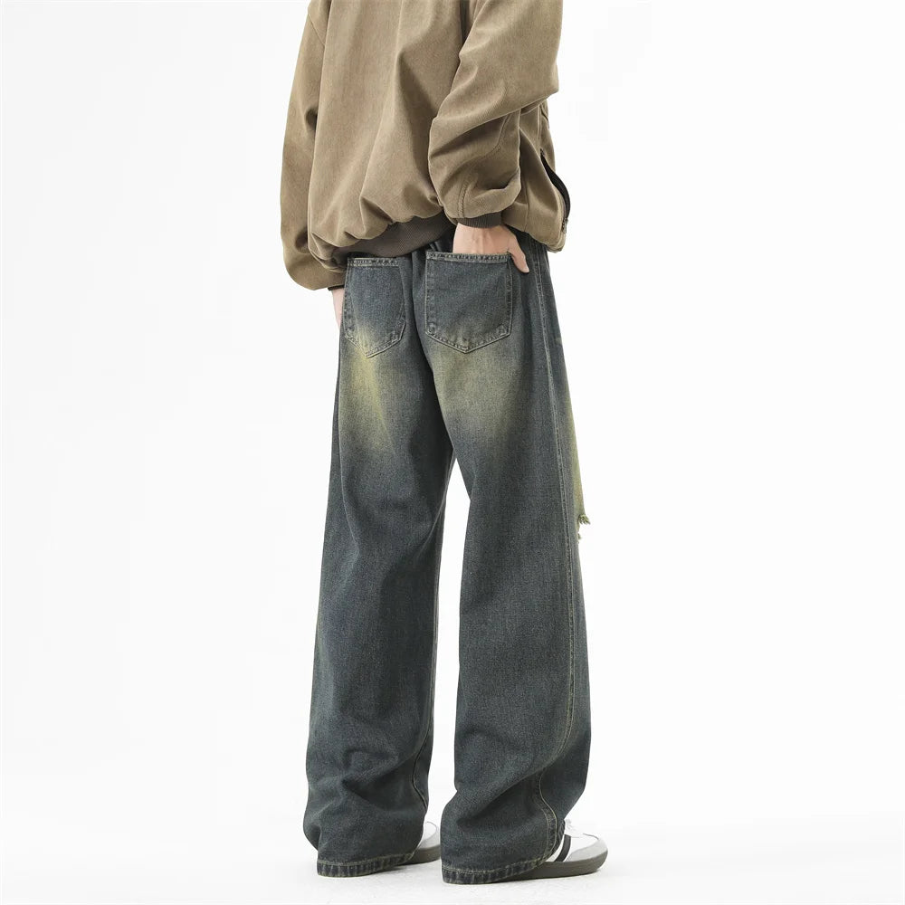 Trendy Men’s High Street Ripped Jeans