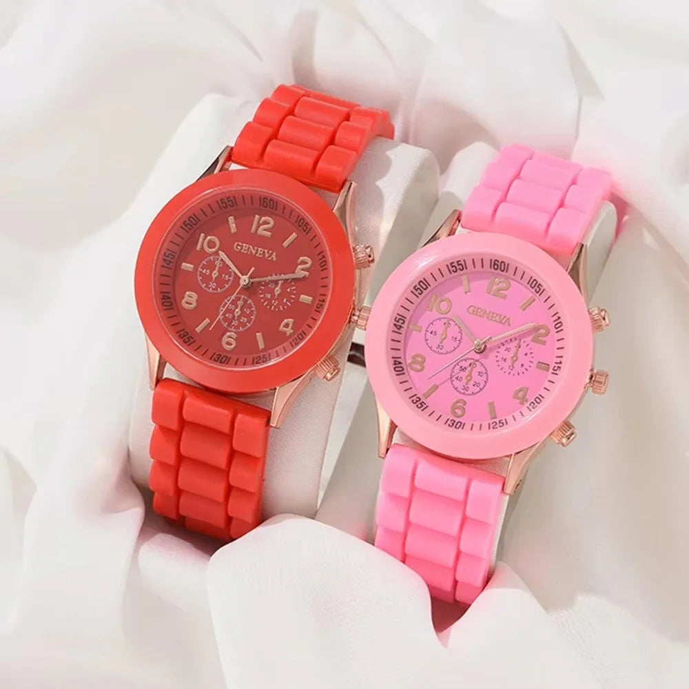2Pcs Luxury Couple Watch Set