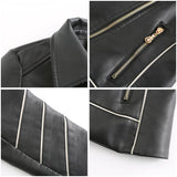 Women's PU Faux Leather Biker Jacket