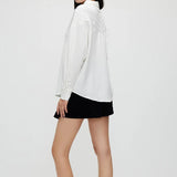 Sexy Women’s Printed Shirt – 2025 Loose Lapel Long Sleeve Single-Breasted Streetwear Top