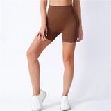 Ribbed Yoga Shorts for Women – High Waist Shaping Sportswear