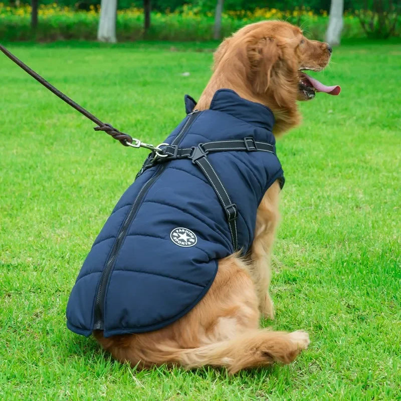 Large Pet Dog Jacket | Warm Winter Coat for Big Dogs