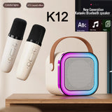Dual Wireless Portable Karaoke Machine with Microphones for Adults & Kids