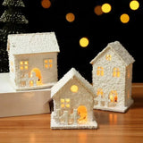 Christmas LED Snowflake House Decoration – Light-Up Mini Christmas Home Ornament | Festive Holiday Decor for Tables & Shelves