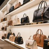 Stylish Women’s Leather Handbag with Zippered Compartment