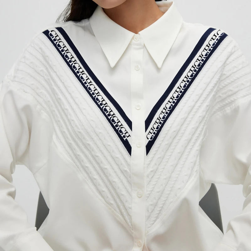 Sexy Women’s Printed Shirt – 2025 Loose Lapel Long Sleeve Single-Breasted Streetwear Top