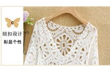 Women’s 2025 Lace Hollow Out Knitted Top