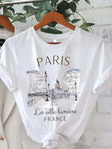 90s Paris Women T Shirt