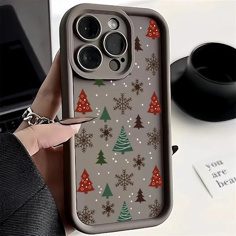 Christmas Phone Case for Samsung Galaxy A55 A54 A53 A34 A33 A16 S25 Ultra S24 FE S23 S22 Plus – Soft Silicone New Year Gift Cover