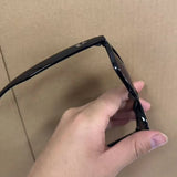 Men’s Vintage-Inspired Fashion Glasses – Large Curved Frame Retro Eyewear | Stylish Party & Costume Accessories