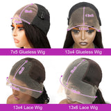 Brazilian Water Curly Bob Wig – 250 Density Glueless Human Hair Deep Wave Wig with HD 13x4/13x6 Transparent Lace Front