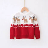2025 Christmas Kids Sweaters – Autumn Winter Warm Cartoon Knitted Pullover | Boys & Girls Xmas Jumper Children’s Clothes