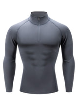 Men's Outdoor Compression Fitness Long Sleeve Training T-Shirt