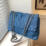 Women’s Luxury Denim Large Capacity Tote