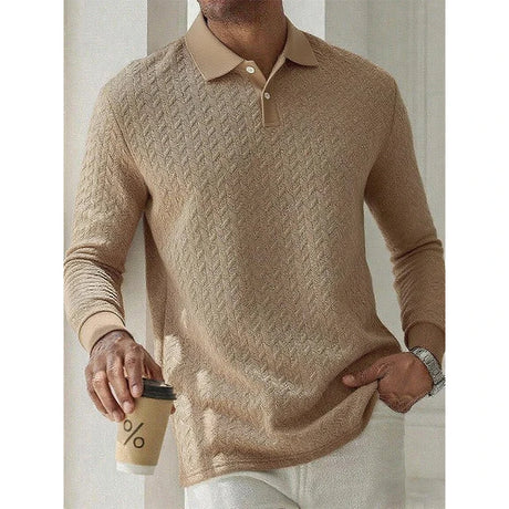 Men’s Long Sleeve Polo Shirt
