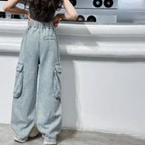 Girls' Hip-Hop Baggy Jeans