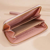 Stitch Long Zip Wallet