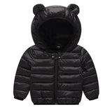 Kids Winter Thick Hooded Jacket – Boys & Girls Padded Fleece Warm Coat | Children’s Cotton Outerwear Cashmere Snowsuit