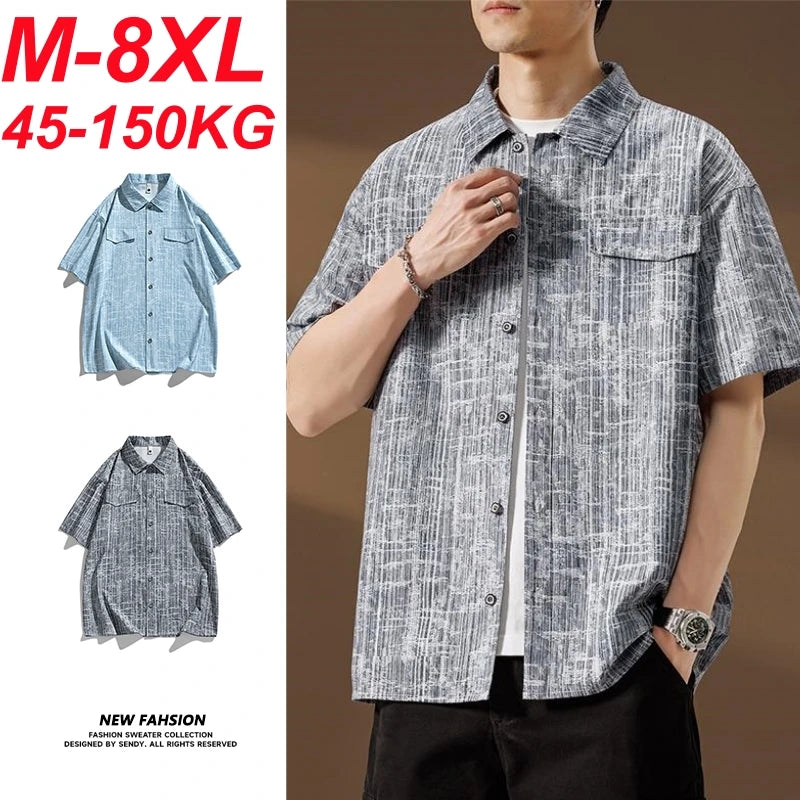 Men’s Oversized Plaid Shirt