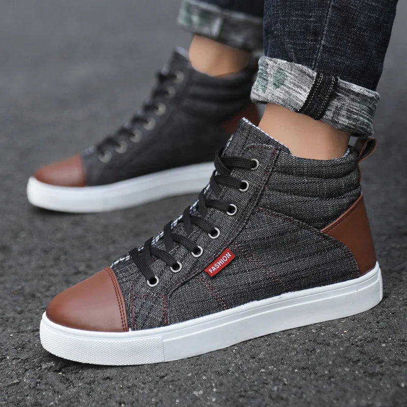Men’s High Top Luxury Casual Sneakers