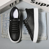 Men’s Casual Lightweight PU Leather Sneakers