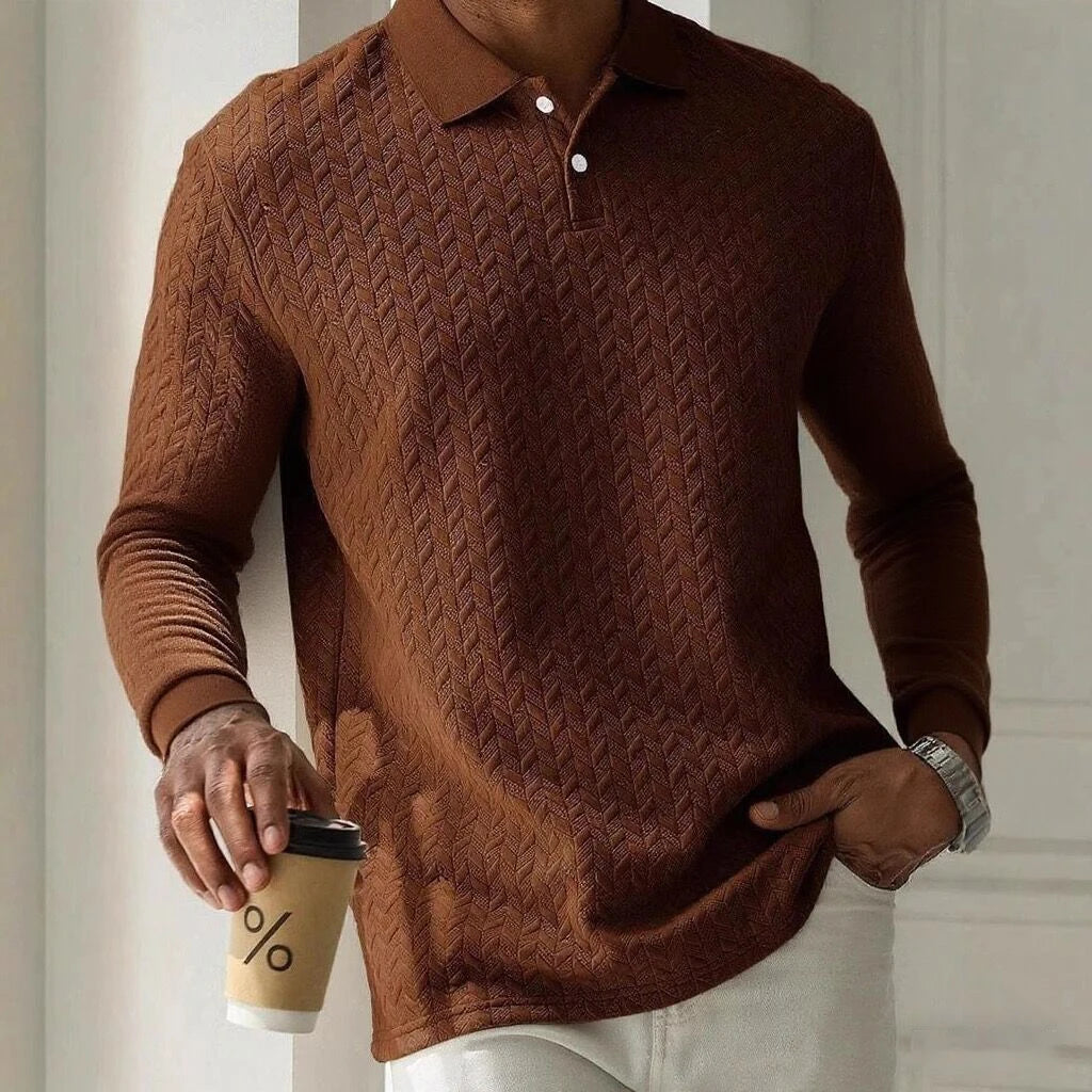 Men’s Long Sleeve Polo Shirt