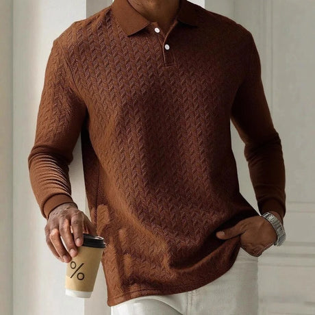 Men’s Long Sleeve Polo Shirt