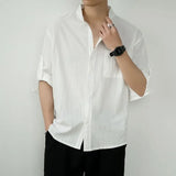 White Linen Cotton Half Sleeve Men’s Shirt