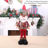 Christmas Santa Doll – Merry Christmas Home Decorations 2024 | Tabletop Xmas Ornaments for Navidad, Natal, Noel & New Year 2025 Gifts