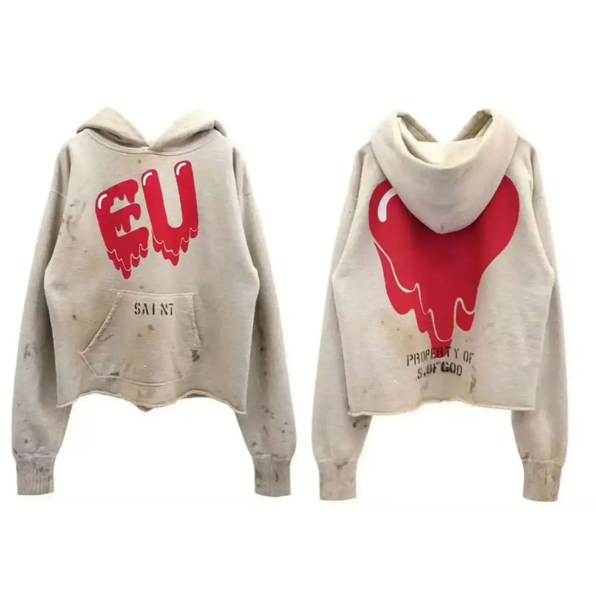 painted streetwear hoodie