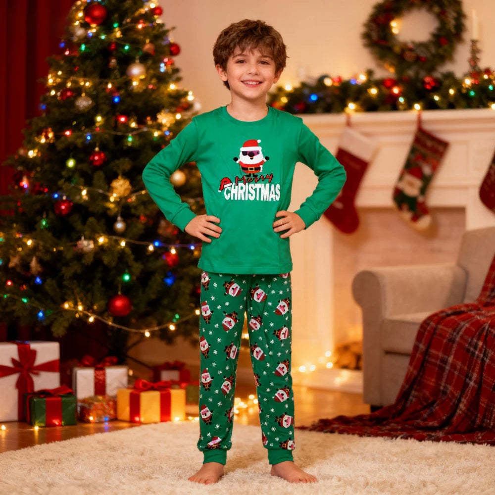 Christmas Pajamas for Kids – 100% Cotton Baby Boys & Girls Santa PJs | Sibling Matching Xmas Pajama Sets