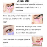 Multi-functional Eyeliner Stencil Wing Tips Silicone Eyeliner