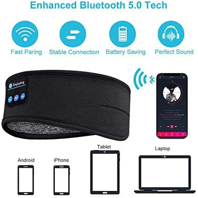 Bluetooth Sleep Headband & Eye Mask