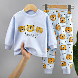 Toddler Cotton Pajamas – Boys and Girls Cartoon Sleepwear Set