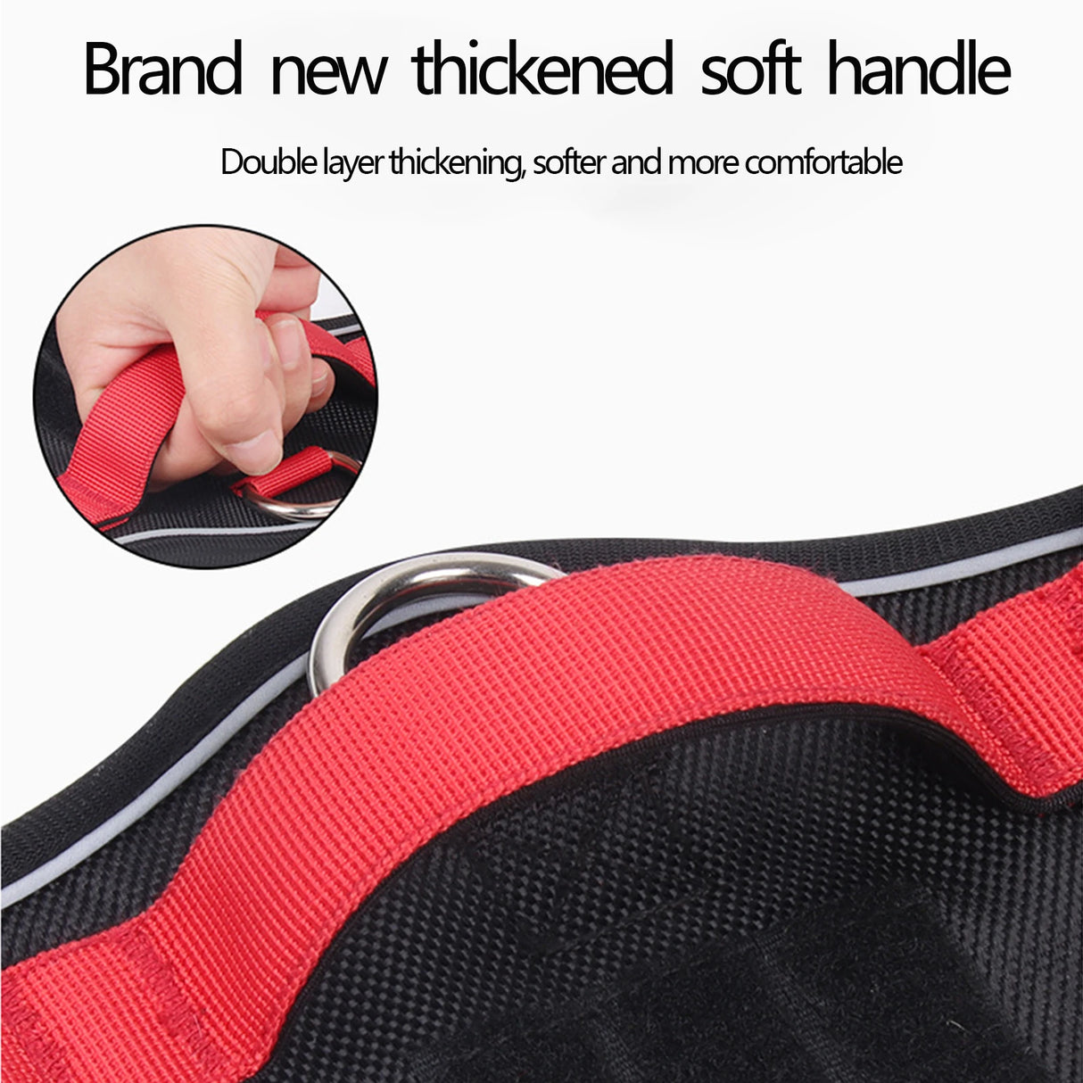 Tactical Reflective Dog Harness – 1680D Waterproof Vest for Medium & Large Dogs