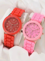 2Pcs Luxury Couple Watch Set