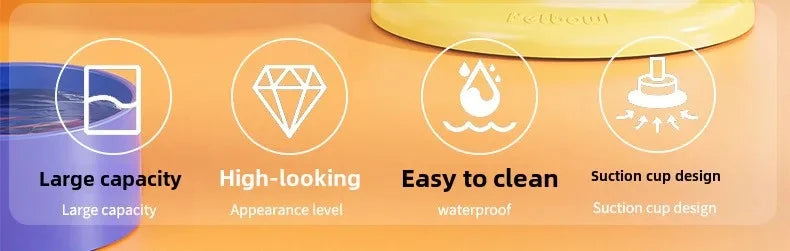 Comedero y bebedero plegable y ajustable en altura para mascotas – Soporte elevado para comida y agua para perros y gatos