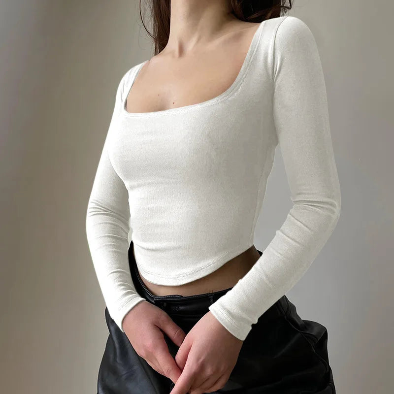 Skinny Sexy Solid Crop Top