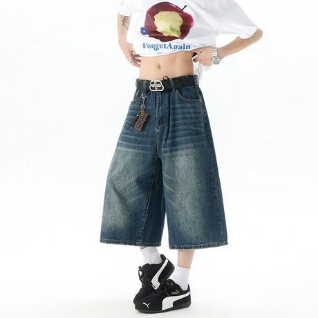 Men’s  Trendy High-Waisted Wide