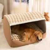 Big Dog Kennel – Warm Winter Dog House with Detachable Washable Mat