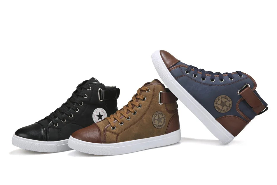 Men’s High Top Luxury Casual Sneakers