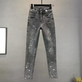 Women’s 2025 Elastic Casual Denim Jeans