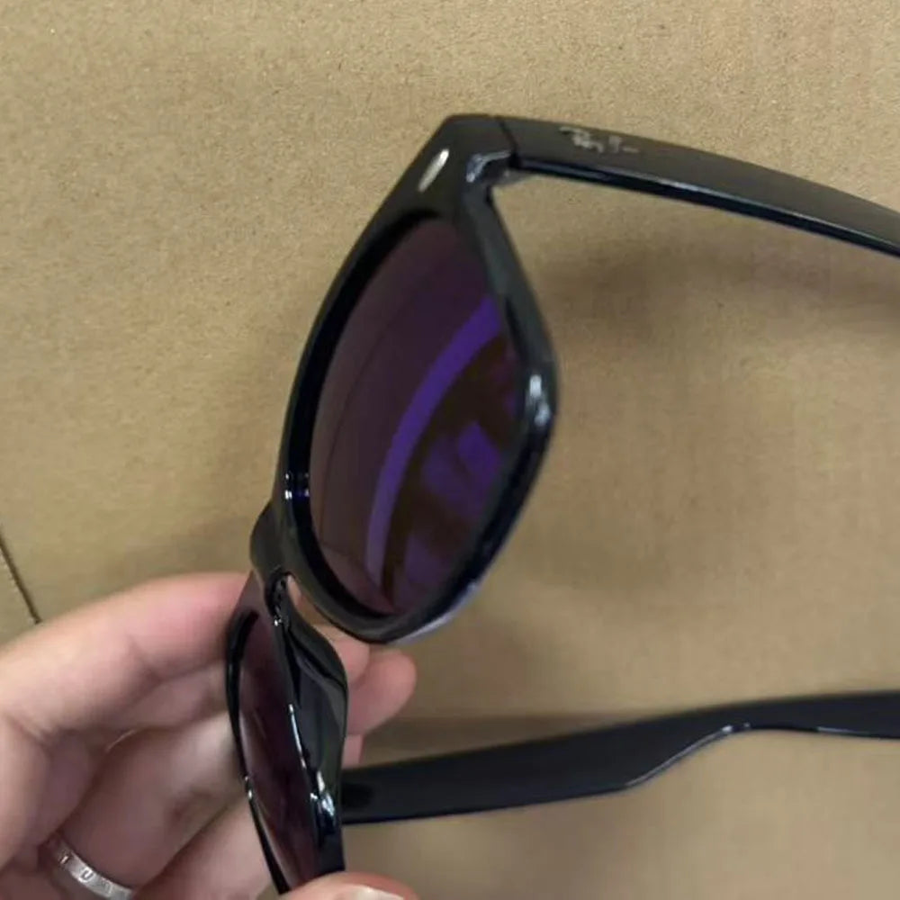 Men’s Vintage-Inspired Fashion Glasses – Large Curved Frame Retro Eyewear | Stylish Party & Costume Accessories