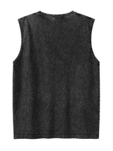 Men’s Washed Cotton Loose Sleeveless Tank Top