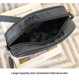 High quality women's PU rolling strip camera bag