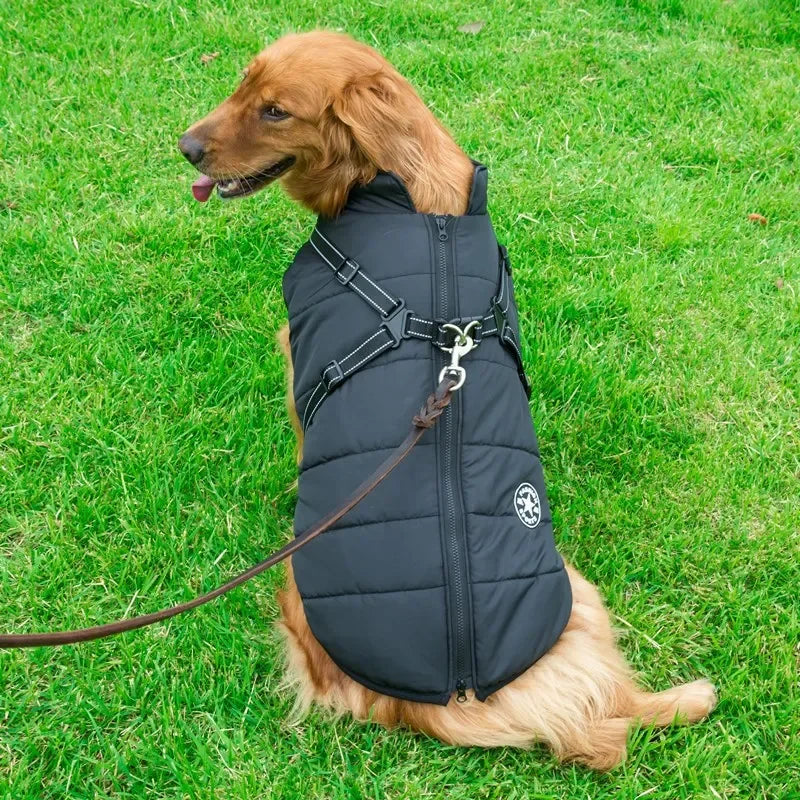 Large Pet Dog Jacket | Warm Winter Coat for Big Dogs