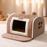 Big Dog Kennel – Warm Winter Dog House with Detachable Washable Mat